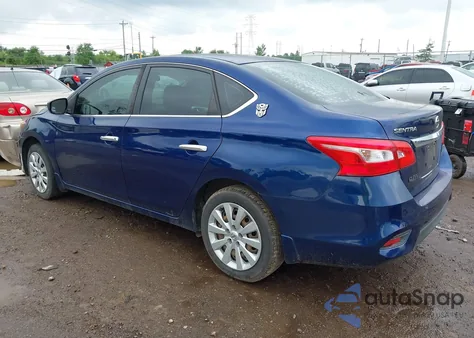 2016 Nissan Sentra S из США, поврежденный, VIN 3N1AB7AP6GY269741